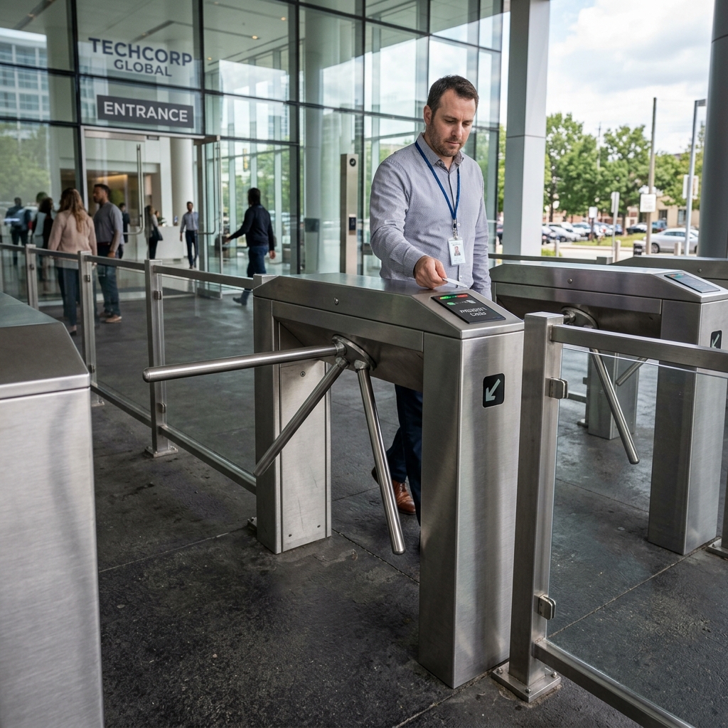 304 Stainless Steel Turnstile